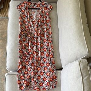 J. Crew Floral Wrap Dress